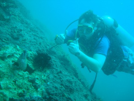 Omán - Richard potápění