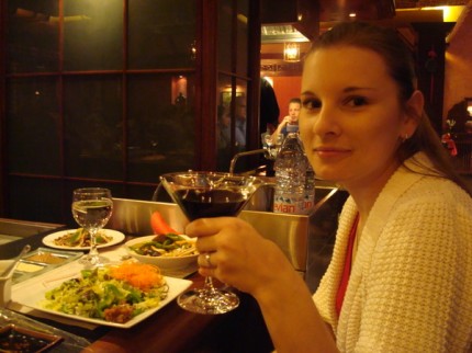 Fialový drink :) - Valentýn 2010