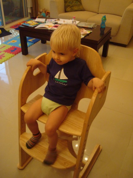 Židlička - nově výlez hotov