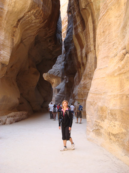 Serpentíny v Petře Serpentíny v Petře