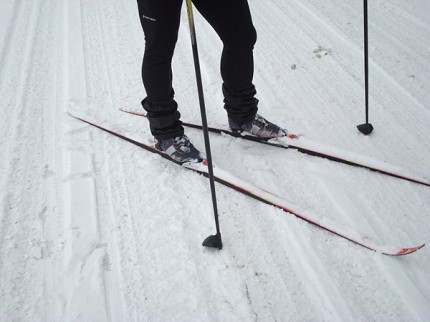 Táta na lyžích