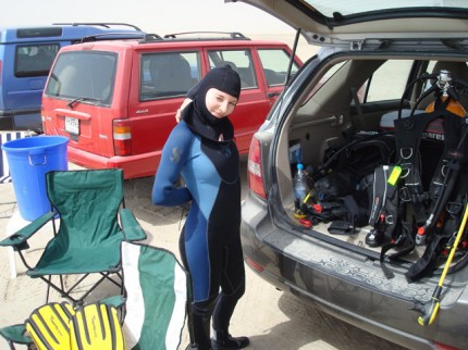 Veronika na Old Club Reefu