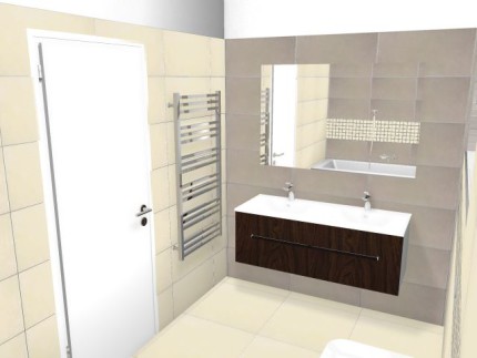 dum - horni velka koupelna umyvadla