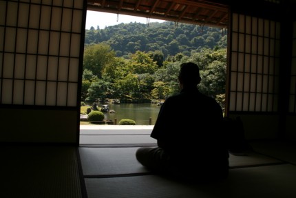 Zenova zahrada v Tenryu-ji, Arashiyama - Kjoto
