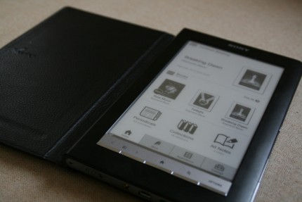 Sony Reader - homepage