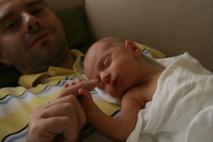 Spinkání s tatínkem