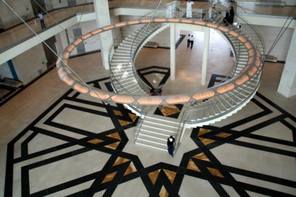 MoIA - centrální schodiště