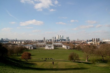 Canary Wharf z Greenwiche