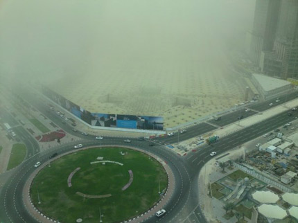 Příchod písečné bouře