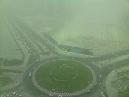 Příchod písečné bouře