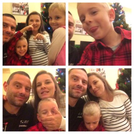 Vanoce 2016 Family pokus-o selfie